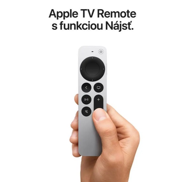 Siri Remote s presným vyhľadávaním