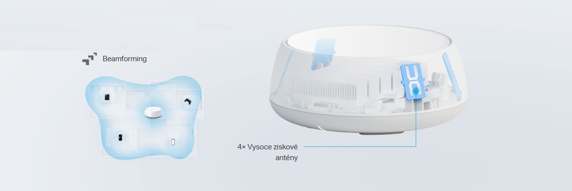 Rozsiahle Wi-Fi pokrytie a silnejší signál
