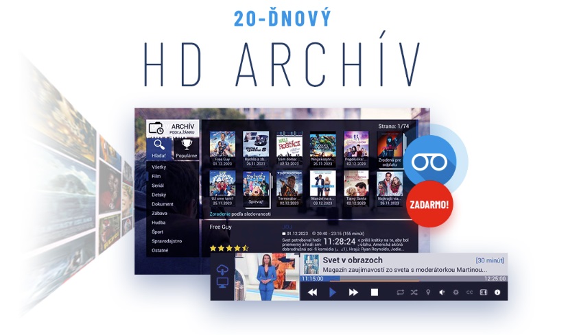 Digitálna televízia cez internet s bohatou ponukou funkcií